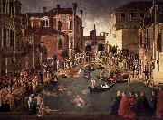 Gentile Bellini, Miracle of the Cross at the Bridge of San Lorenzo